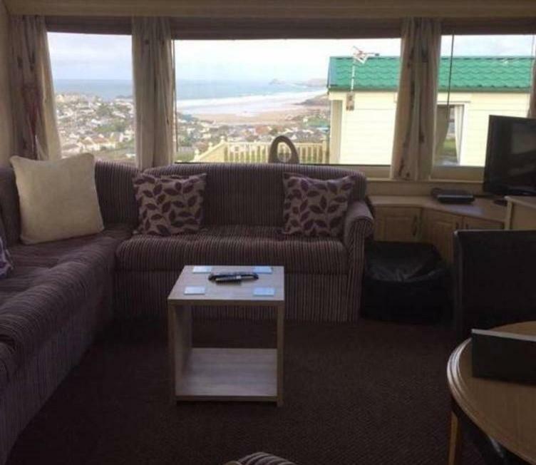 Static Caravan Sea Views Hotel Perranporth Luaran gambar